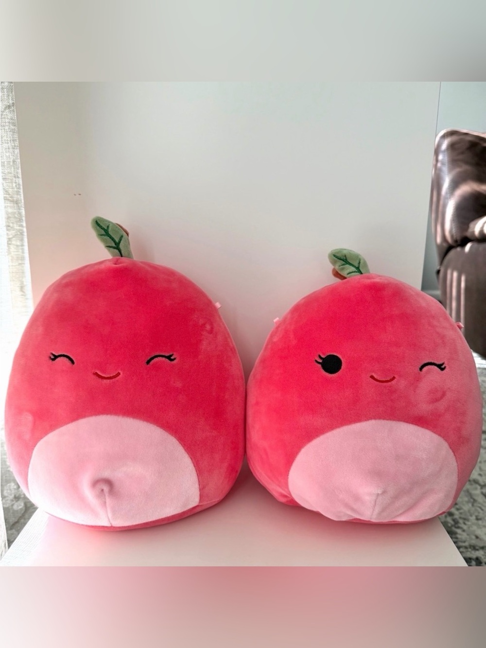 SQUISHMALLOWS 8” Cherry Duo Set 2-Pack Plush Collectible Bundle